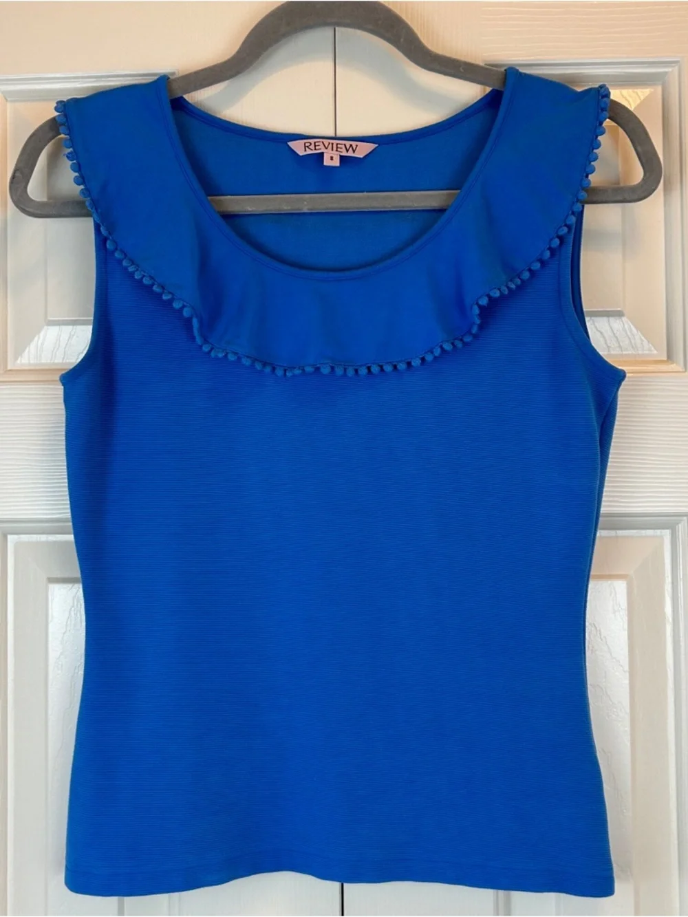 Review Australia Ruffle Tank Top